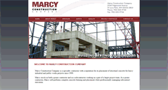 Desktop Screenshot of marcyconstruction.com